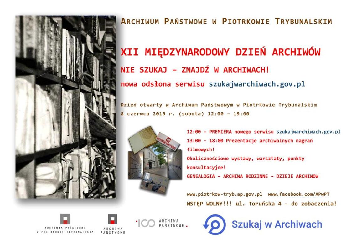 XII Międzynarodowy Dzień Archiwów w Piotrkowie Trybunalskim