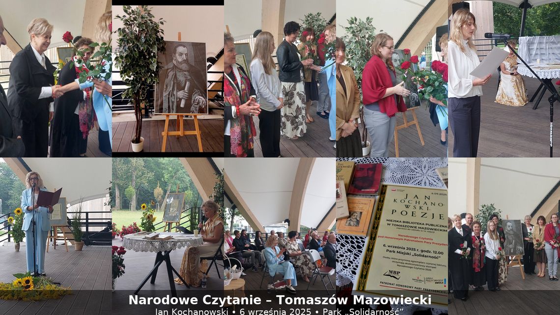 Z Czarnolasu do Tomaszowa. Relacja z Narodowego Czytania