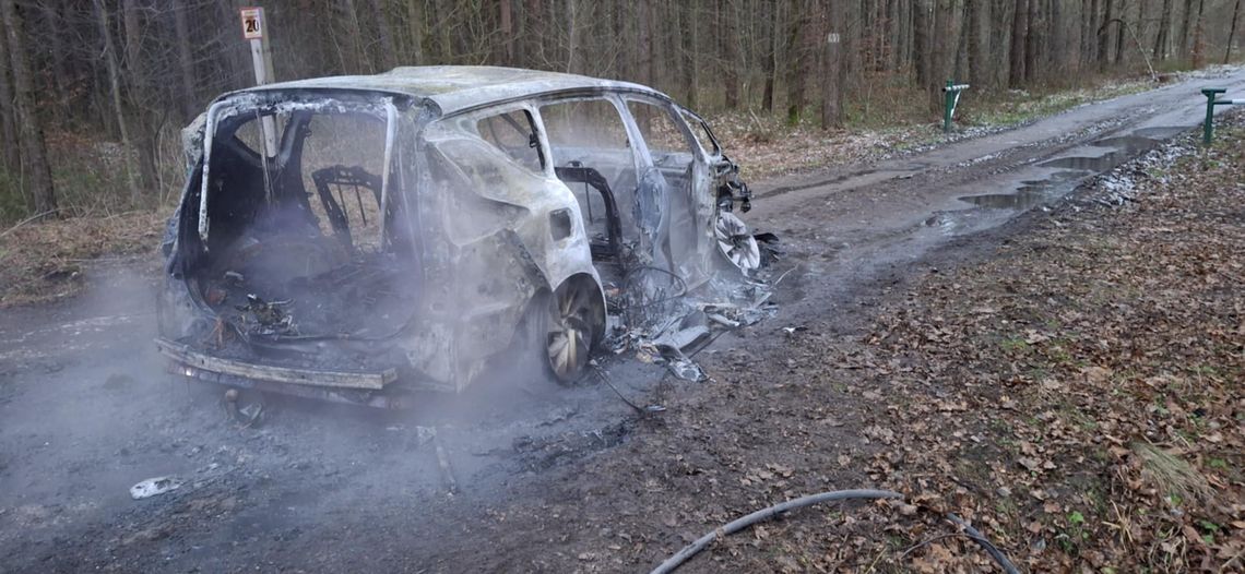 Z samochodu nic nie zostało