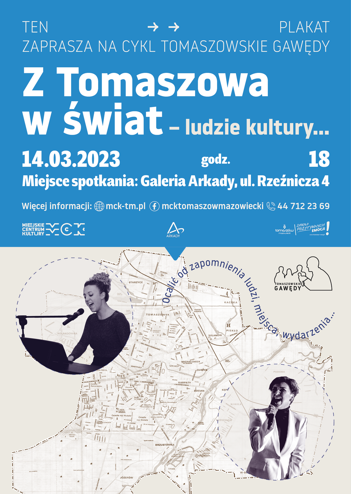 "Z Tomaszowa w świat - ludzie kultury"