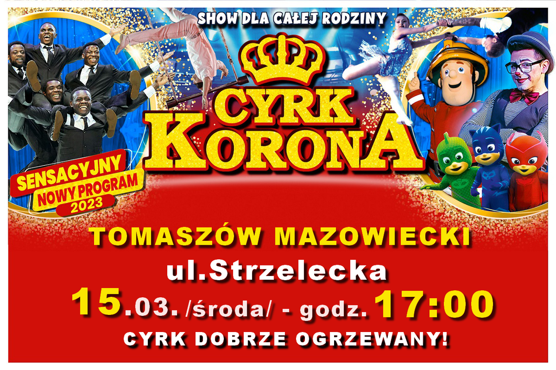 Za tydzień zawita do nas Cyrk Korona