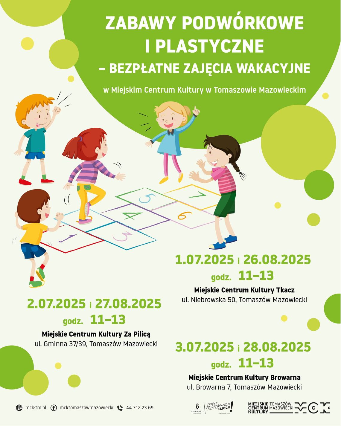 Zabawy podwórkowe i plastyczne w MCK – wracamy do klimatu dawnych wakacji! Zabawy podwórkowe i plastyczne w MCK – wracamy do klimatu dawnych wakacji!