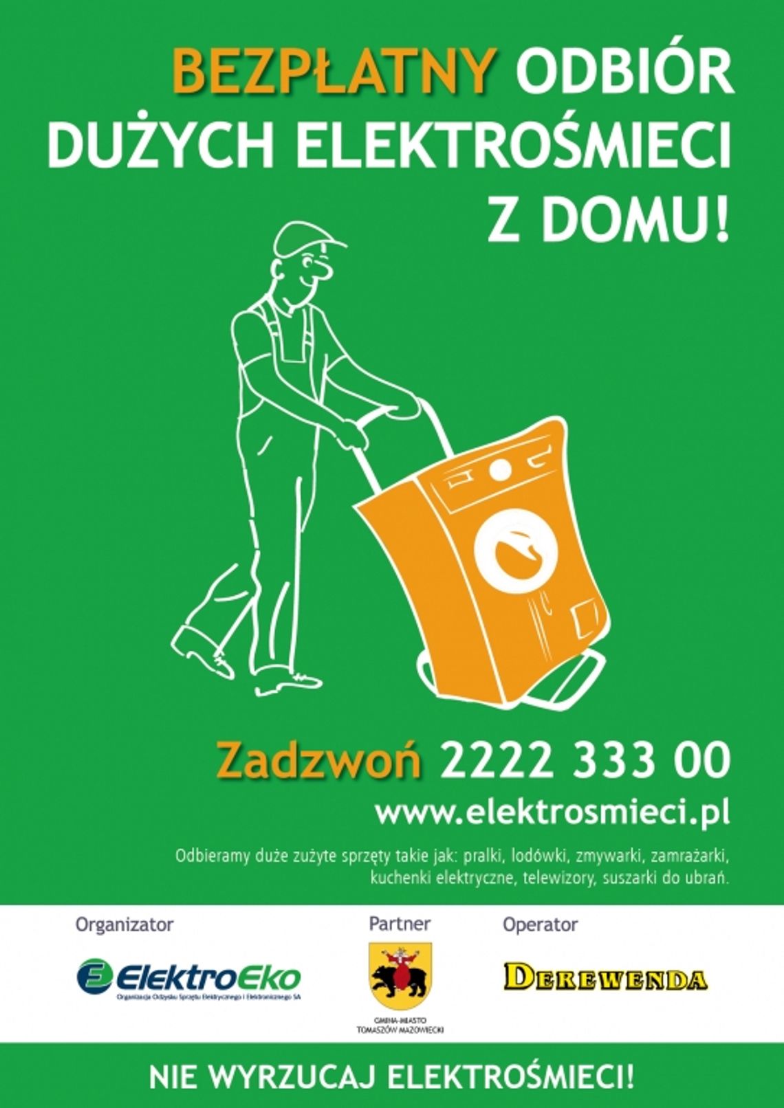 Zabiorą Ci duże elektrośmieci z domu za darmo!