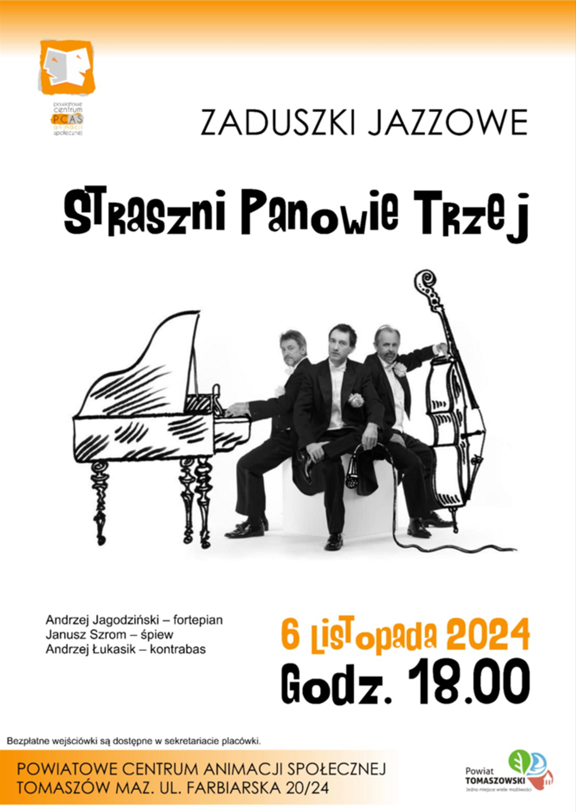 Zaduszki na jazzowo w Powiatowym Centrum Animacji Społecznej