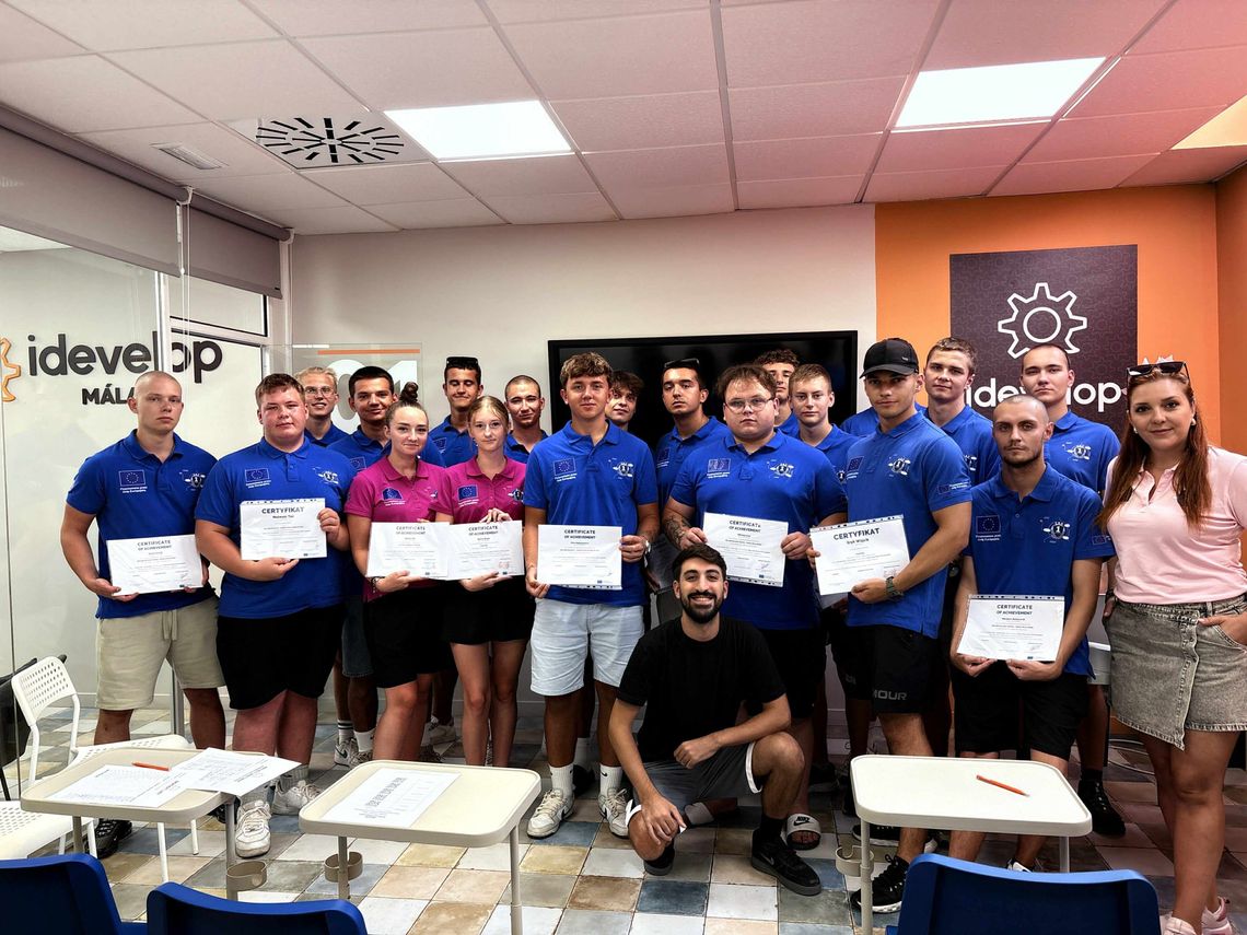 Zakończenie praktyk zawodowych Erasmus+ uczniów ZSP nr 1 w Maladze