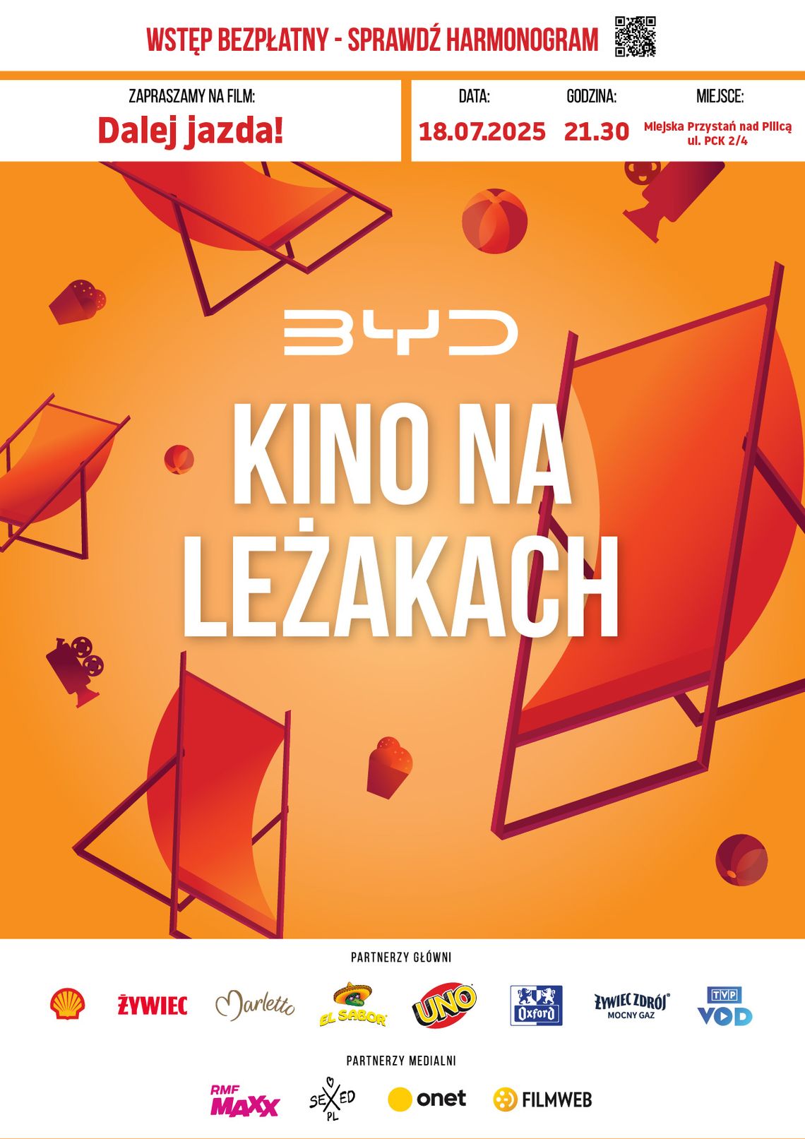 Zapraszamy do kina na leżakach