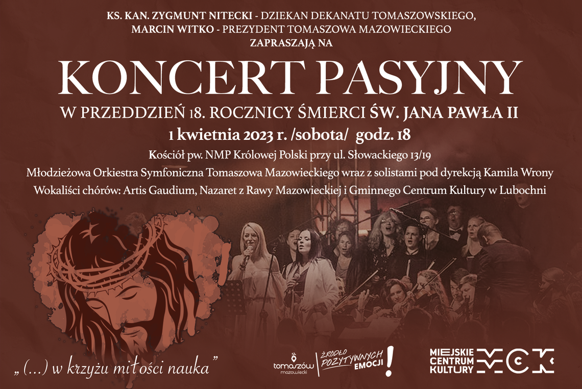 Zapraszamy Koncert Pasyjny