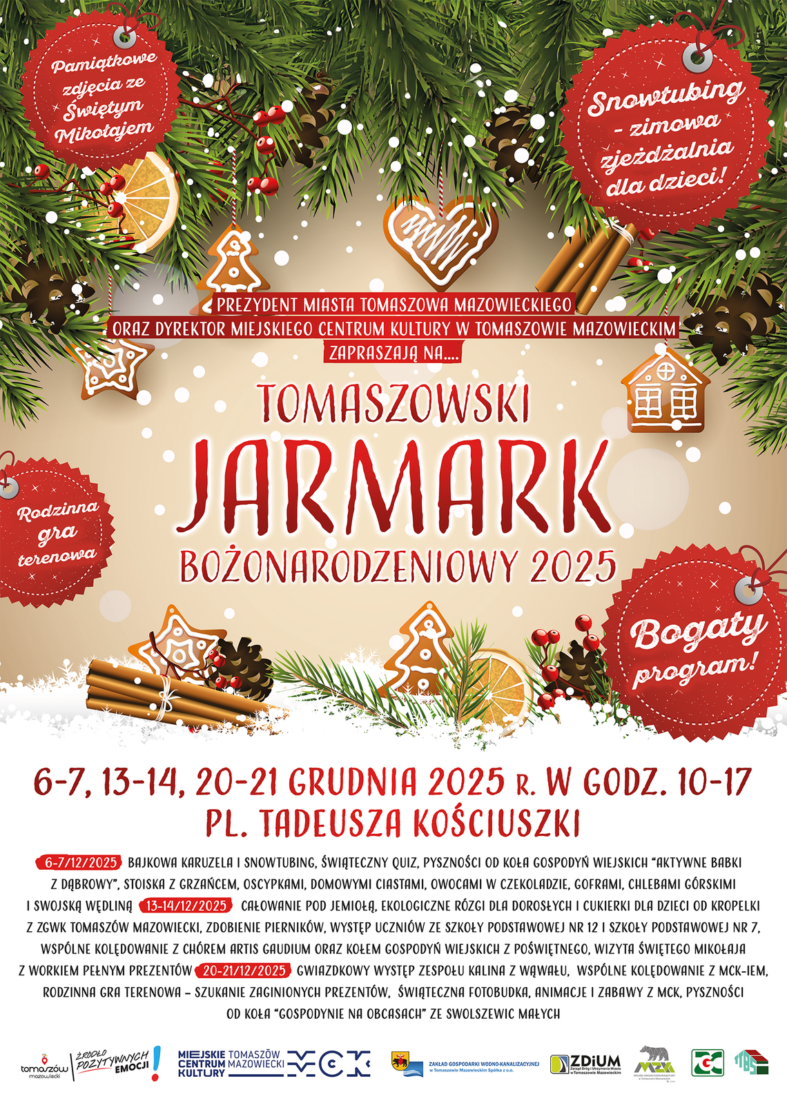 Zapraszamy na Bożonarodzeniowe Jarmarki Zapraszamy na Bożonarodzeniowe Jarmarki