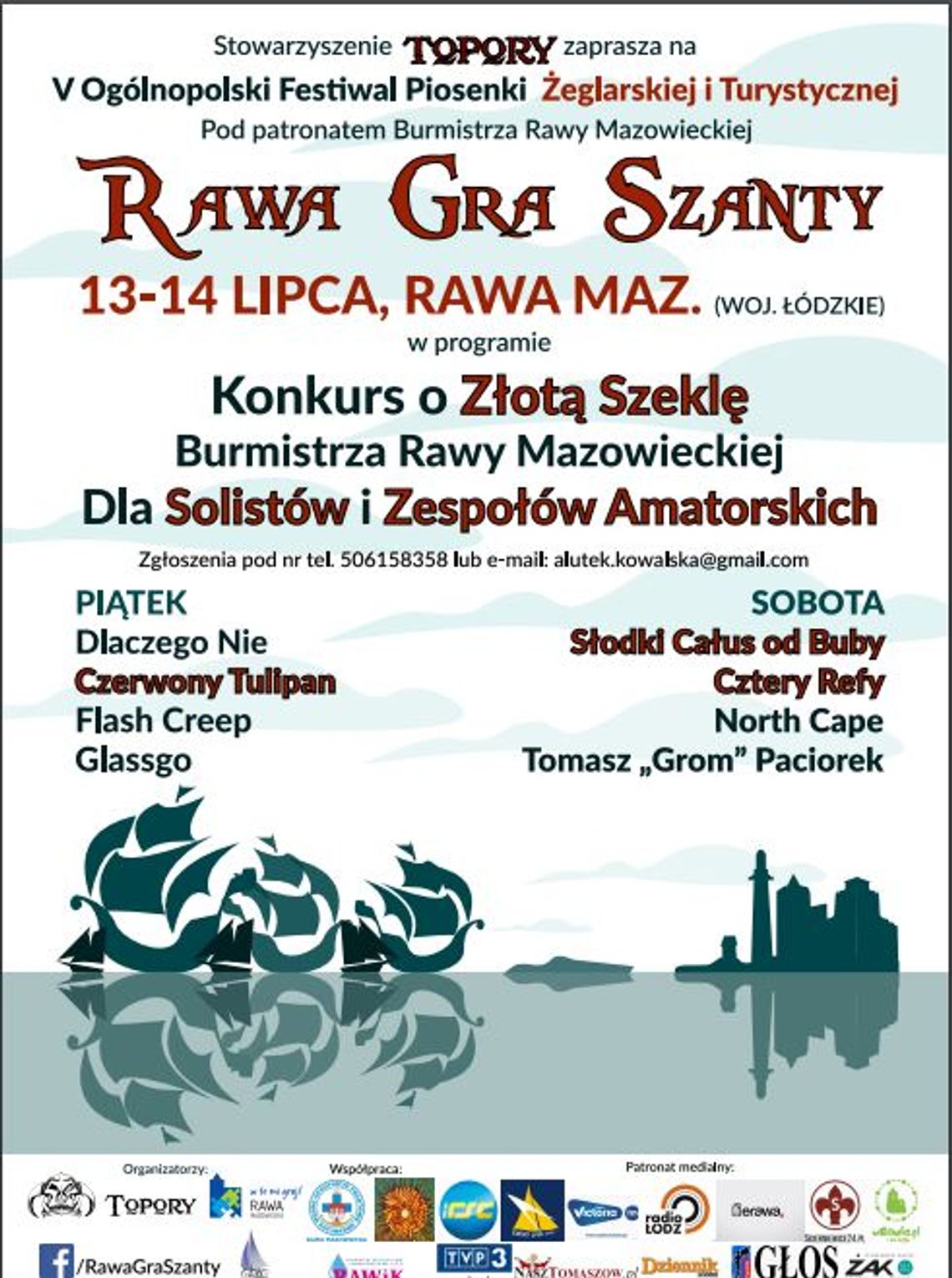 Zapraszamy na Festiwal "Rawa gra szanty"