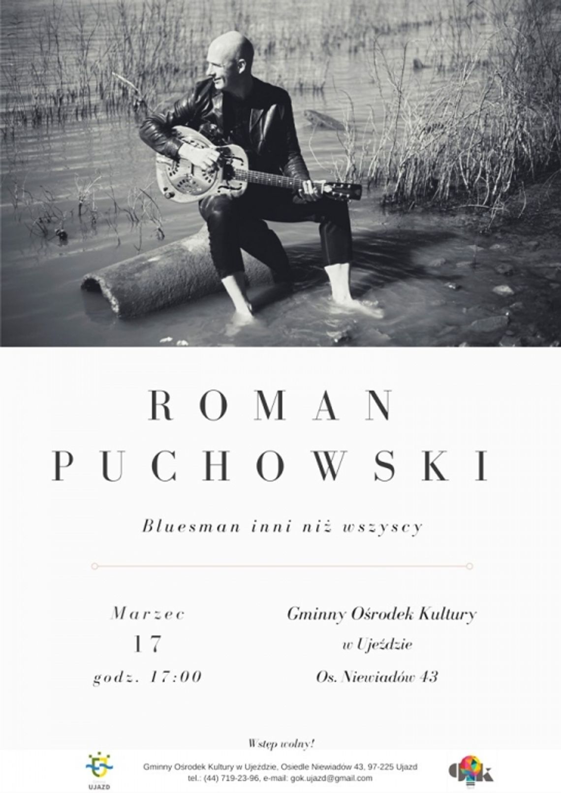 Zapraszamy na koncert Romana Puchowskiego