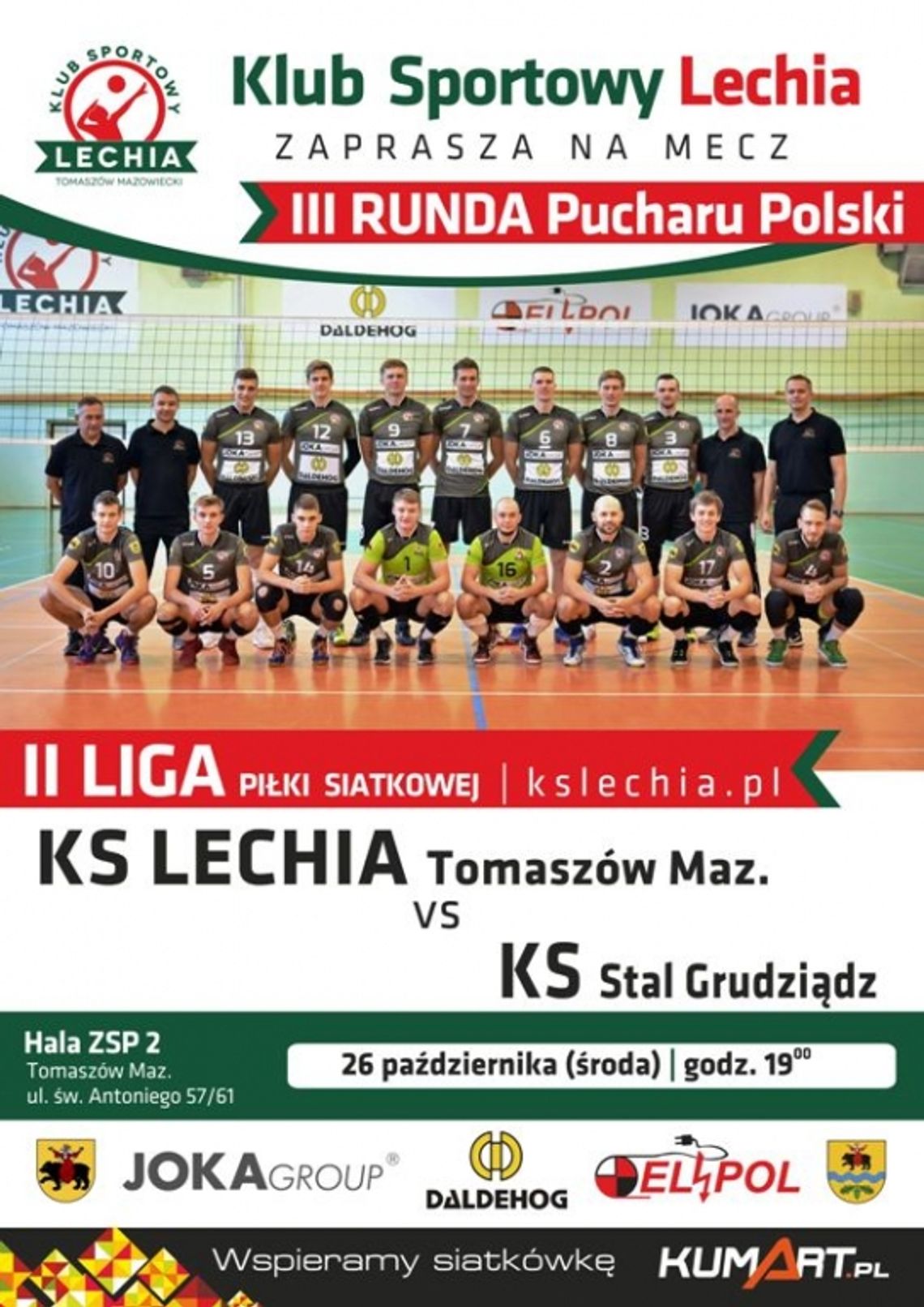 Zapraszamy na mecz: KS Lechia vs KS Stal Grudziądz