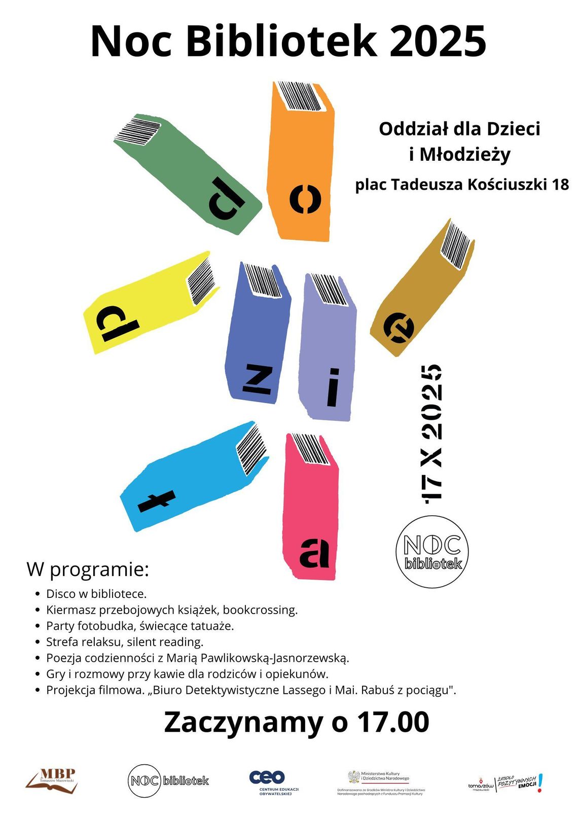 Zapraszamy na Noc Bibliotek