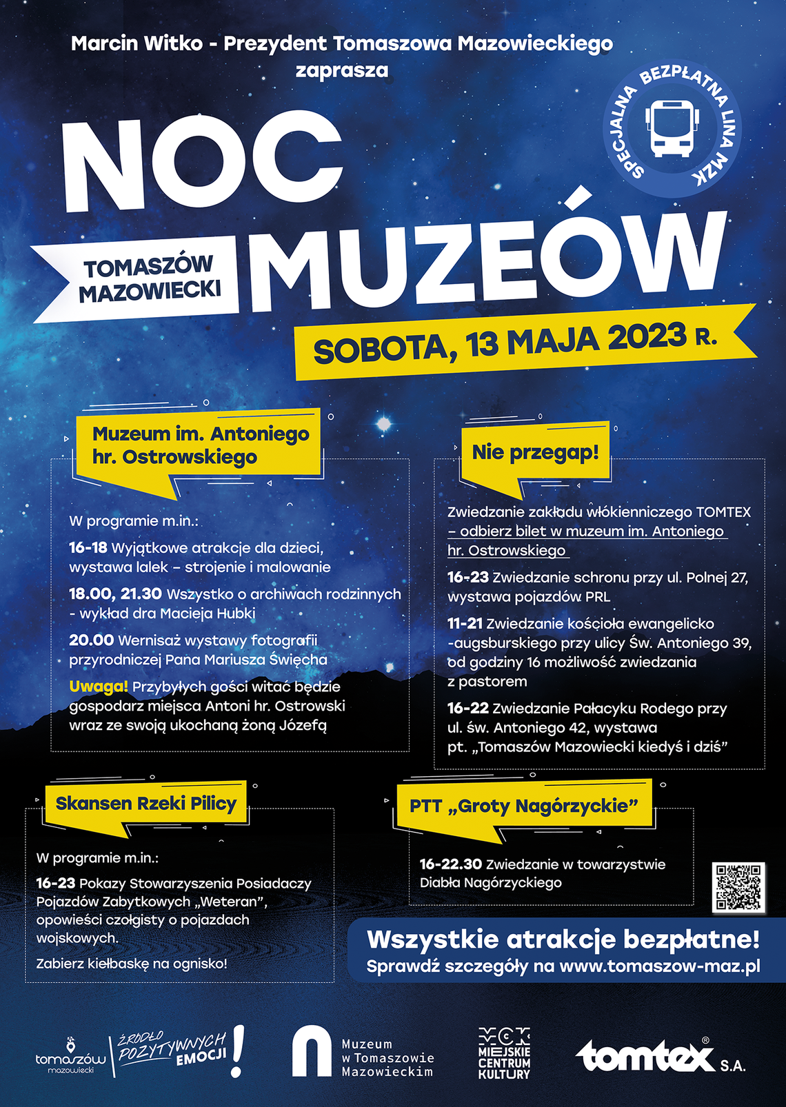 Zapraszamy na „Noc Muzeów 2023”. W tym roku moc atrakcji!