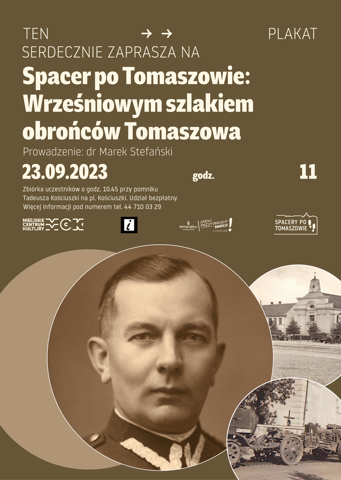 Zapraszamy na spacer związany z historią Tomaszowa
