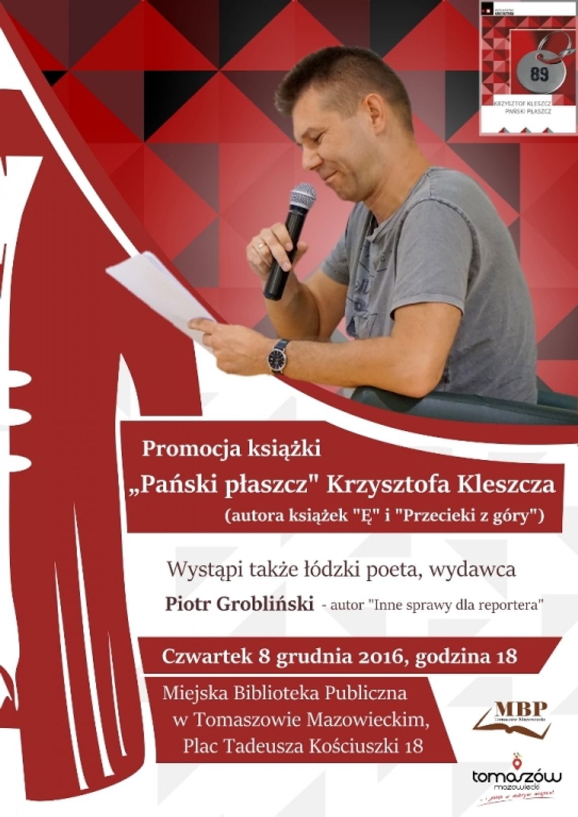 Zapraszamy na spotkanie z Krzysztofem Kleszczem