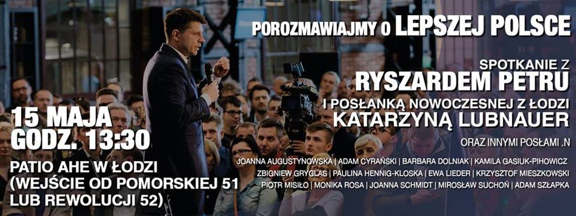 Zapraszamy na spotkanie z Ryszardem Petru Zapraszamy na spotkanie z Ryszardem Petru