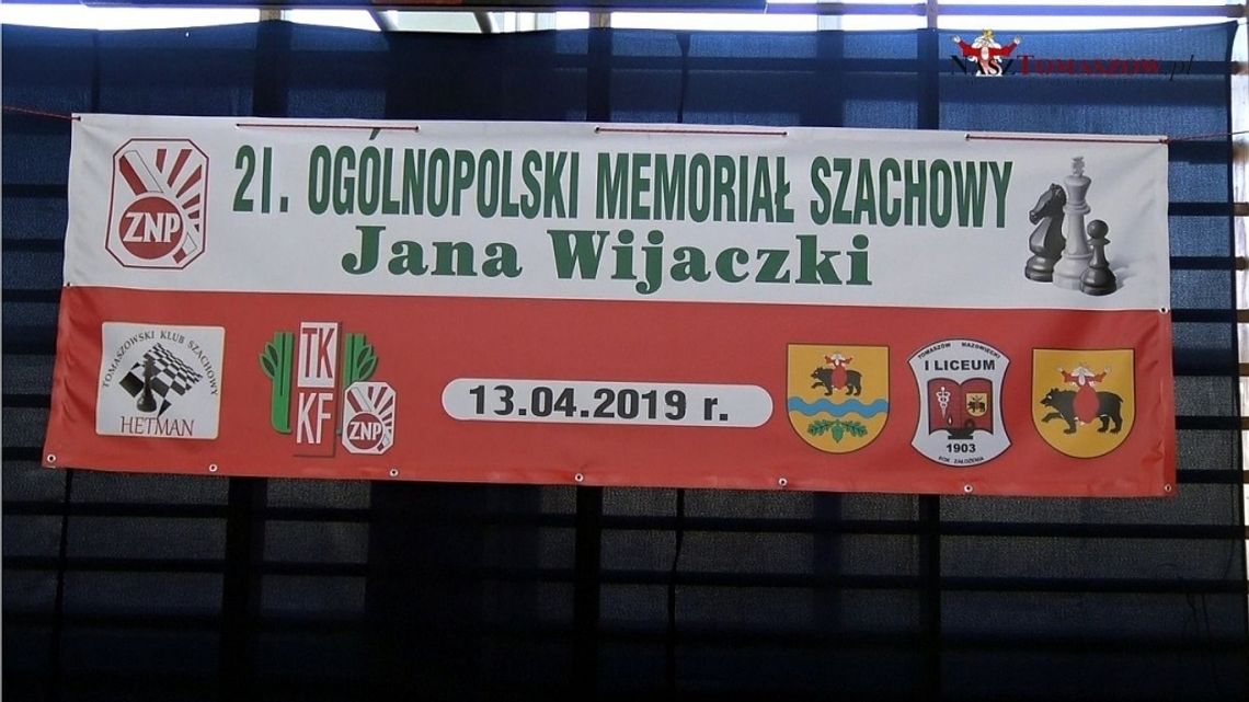 Zaproszenie na 21. Memoriał  Szachowy im. Jana Wijaczki