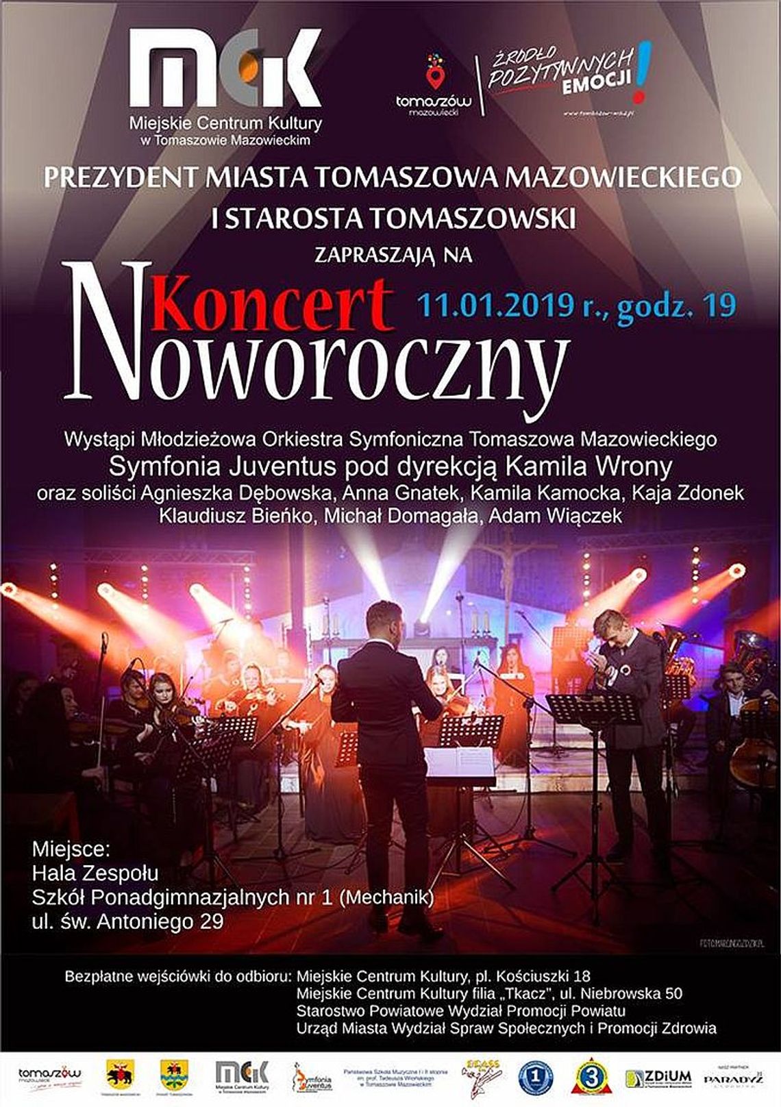 Zaproszenie na Koncert Noworoczny