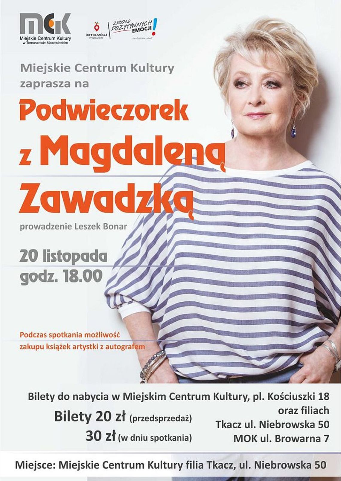 Zaproszenie na Podwieczorek z Magdaleną Zawadzka