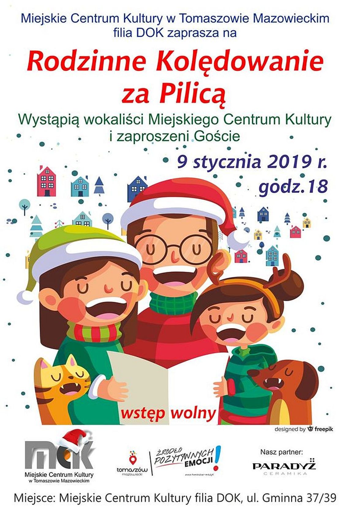 Zaproszenie na Rodzinne Kolędowanie za Pilicą Zaproszenie na Rodzinne Kolędowanie za Pilicą