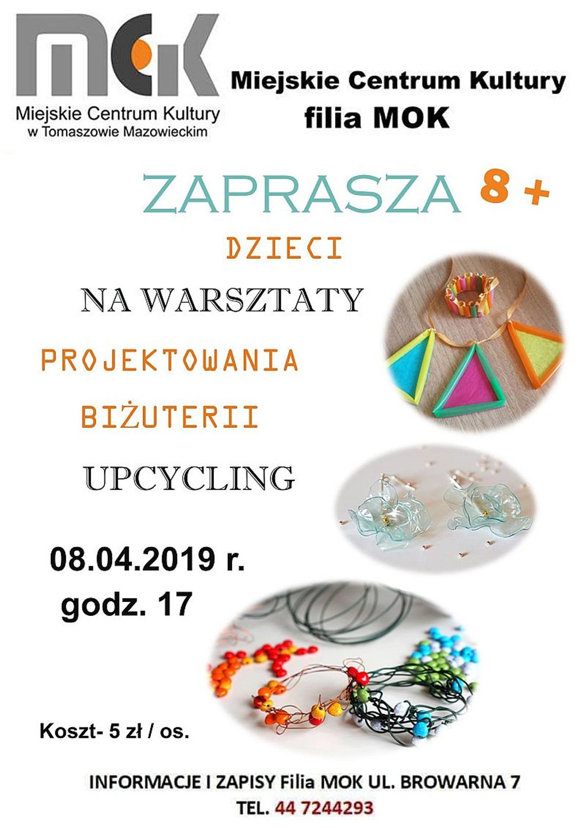 Zaproszenie na warsztaty projektowania biżuterii
