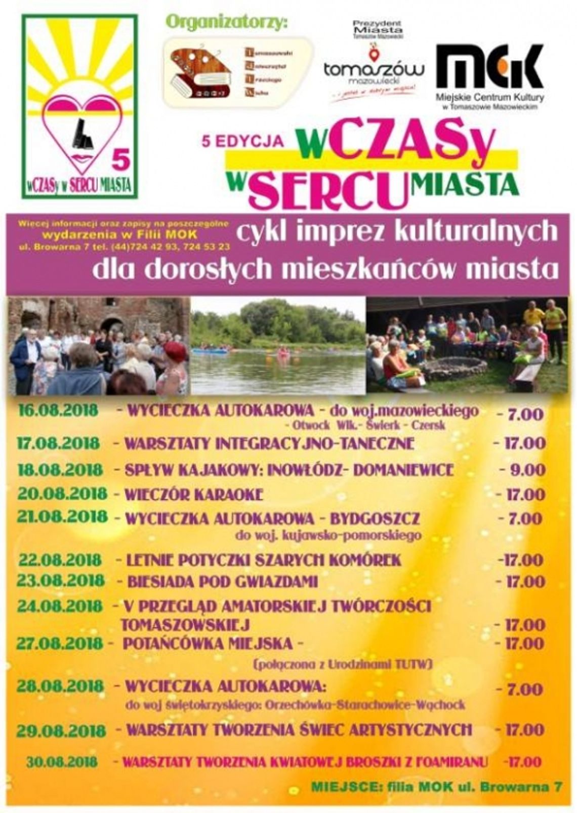 Zaproszenie na wCZASy w SERCU MIASTA