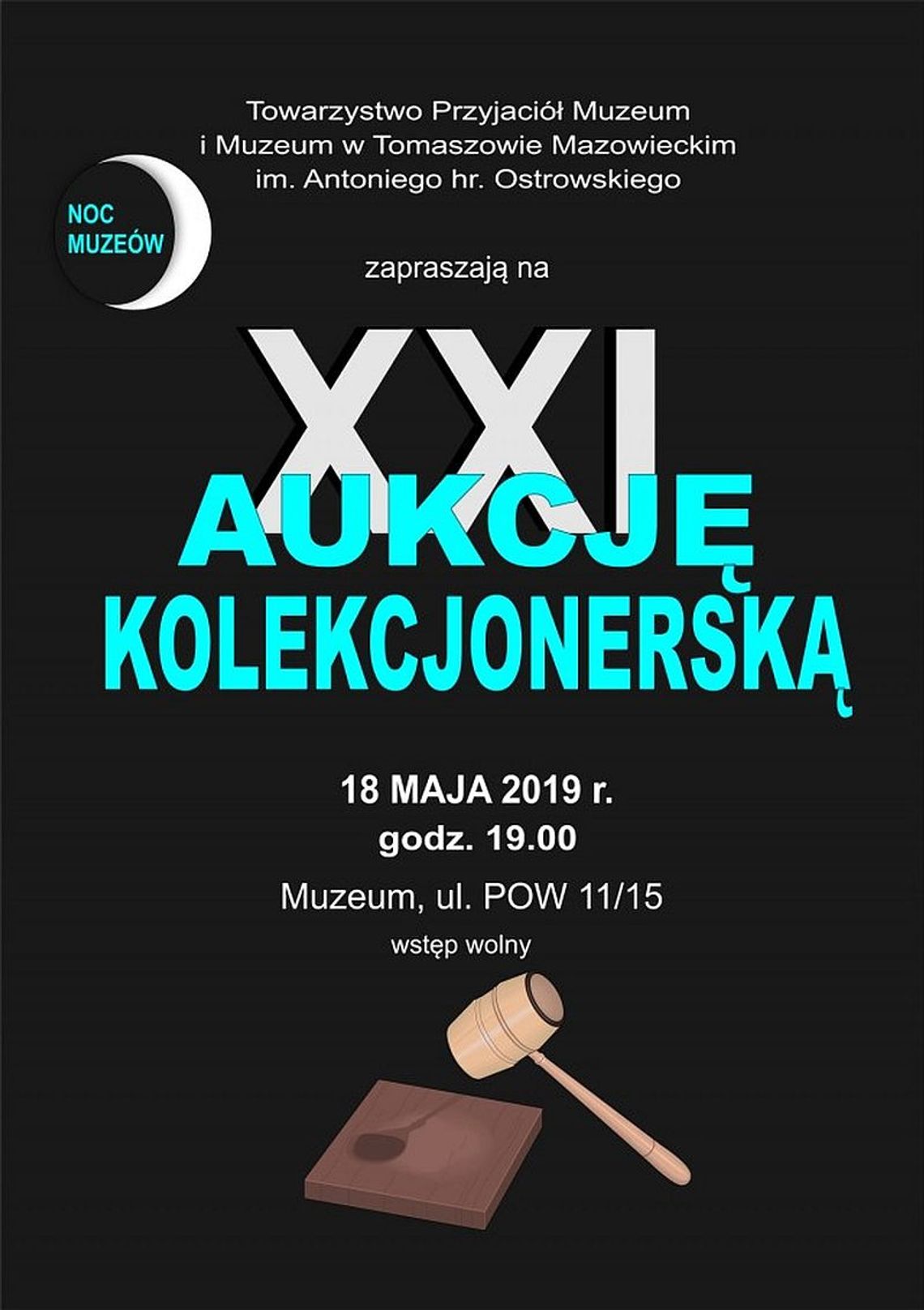 Zaproszenie na XXI Aukcję Kolekcjonerską