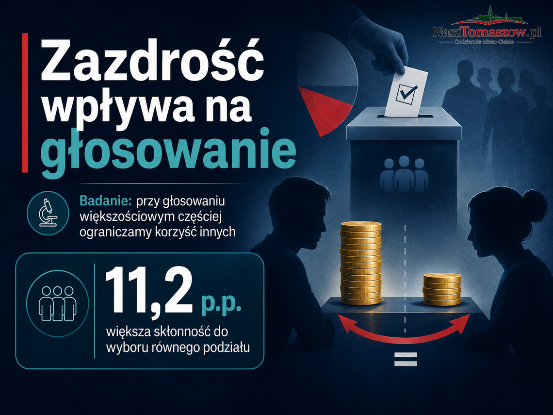 Zazdrość przy urnie? Naukowcy odkryli, że głosowanie może wydobywać z nas gorszą stronę Zazdrość przy urnie? Naukowcy odkryli, że głosowanie może wydobywać z nas gorszą stronę