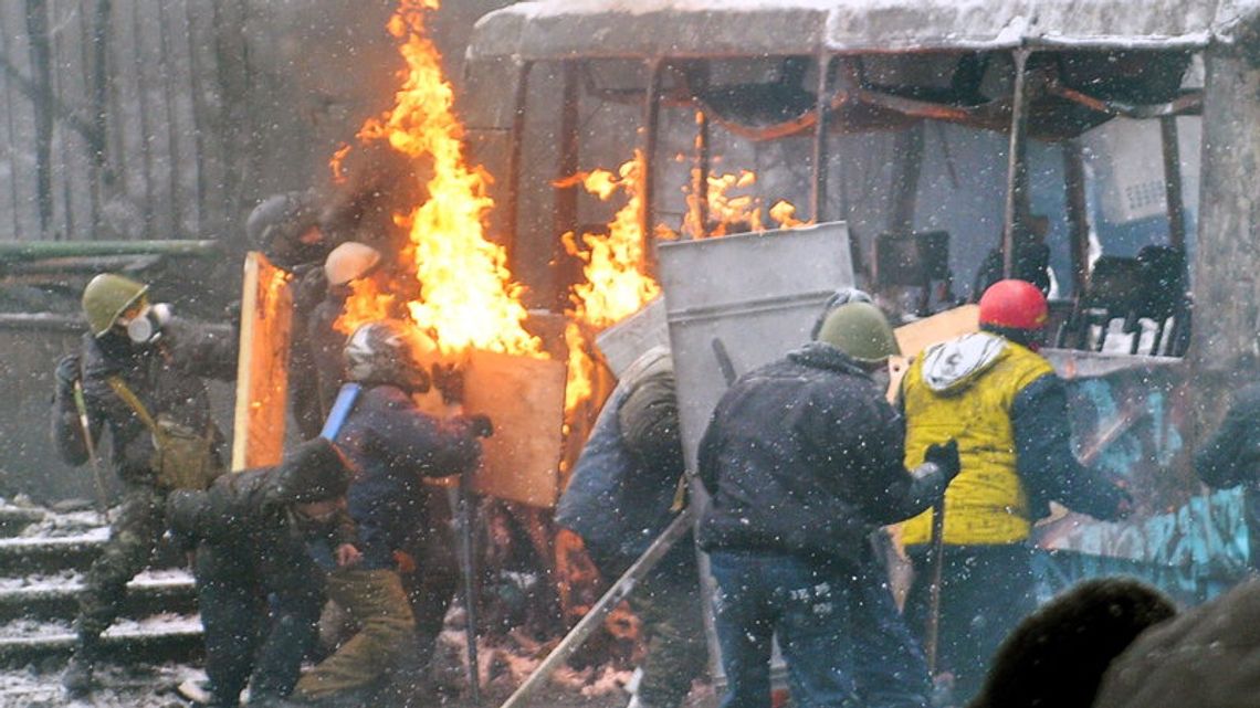 Zbiórka dla ofiar demonstracji na Ukrainie