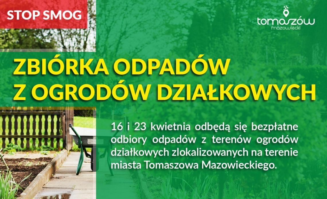 Zbiórka śmieci z ogródków działkowych