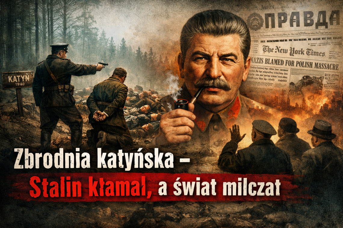 Zbrodnia katyńska – Stalin kłamał, a świat milczał