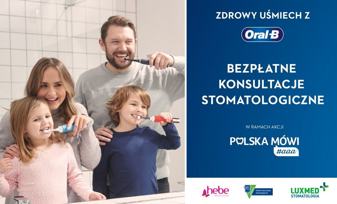 Zdrowie zaczyna się w jamie ustnej - skorzystaj z jednej z 2800 darmowych konsultacji dentystycznych