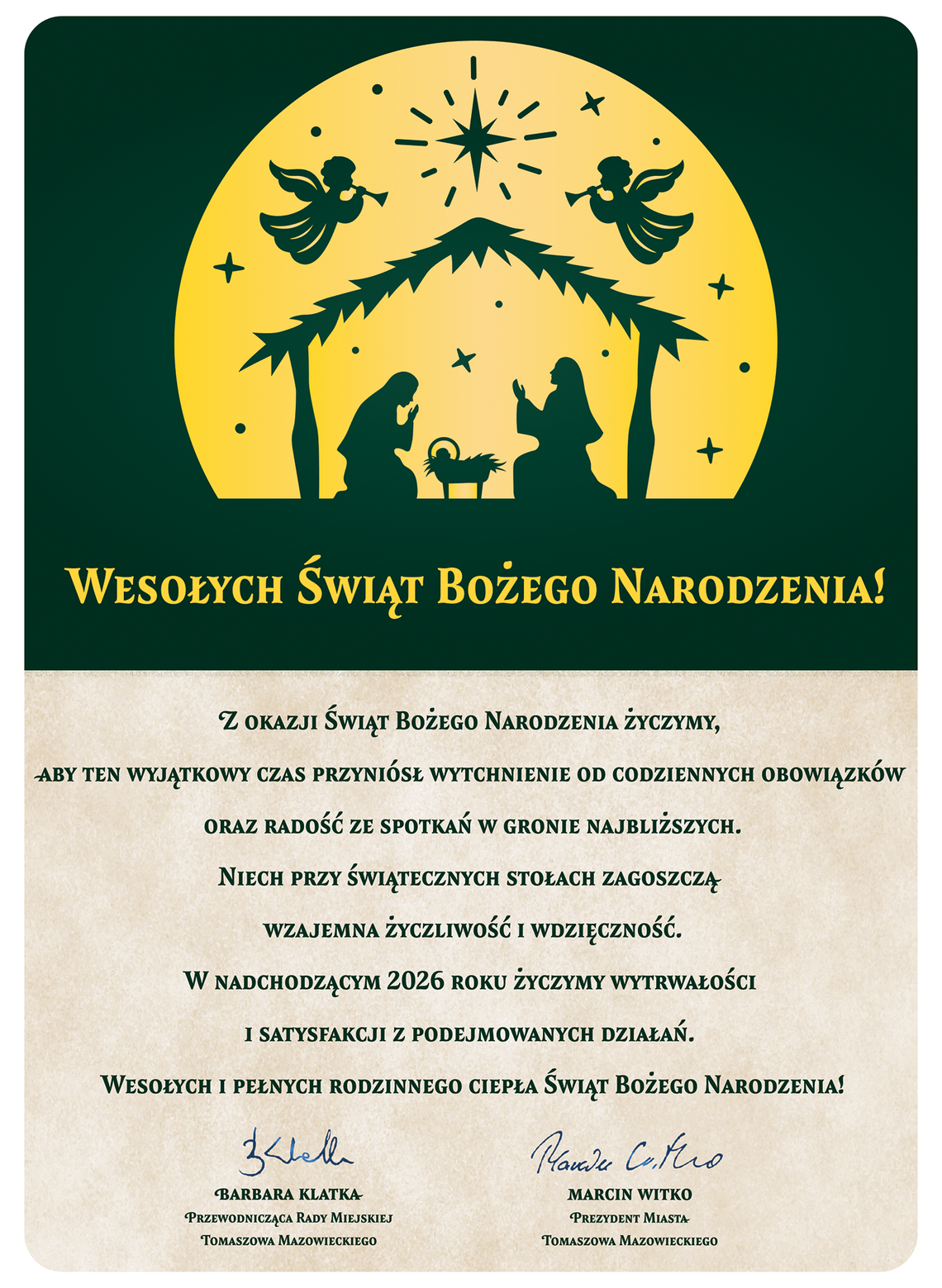 Zdrowych, Pogodnych Świąt, Szczęśliwego Nowego Roku!