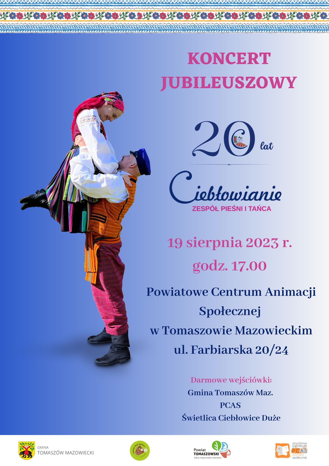 Ciebłowianie zapraszają na koncert jubileuszowy