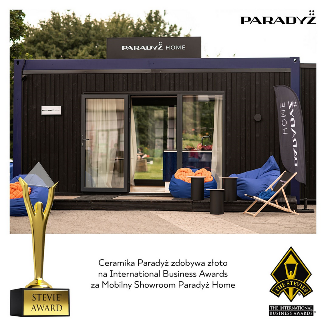 Złota statuetka International Business Awards dla Ceramiki Paradyż!