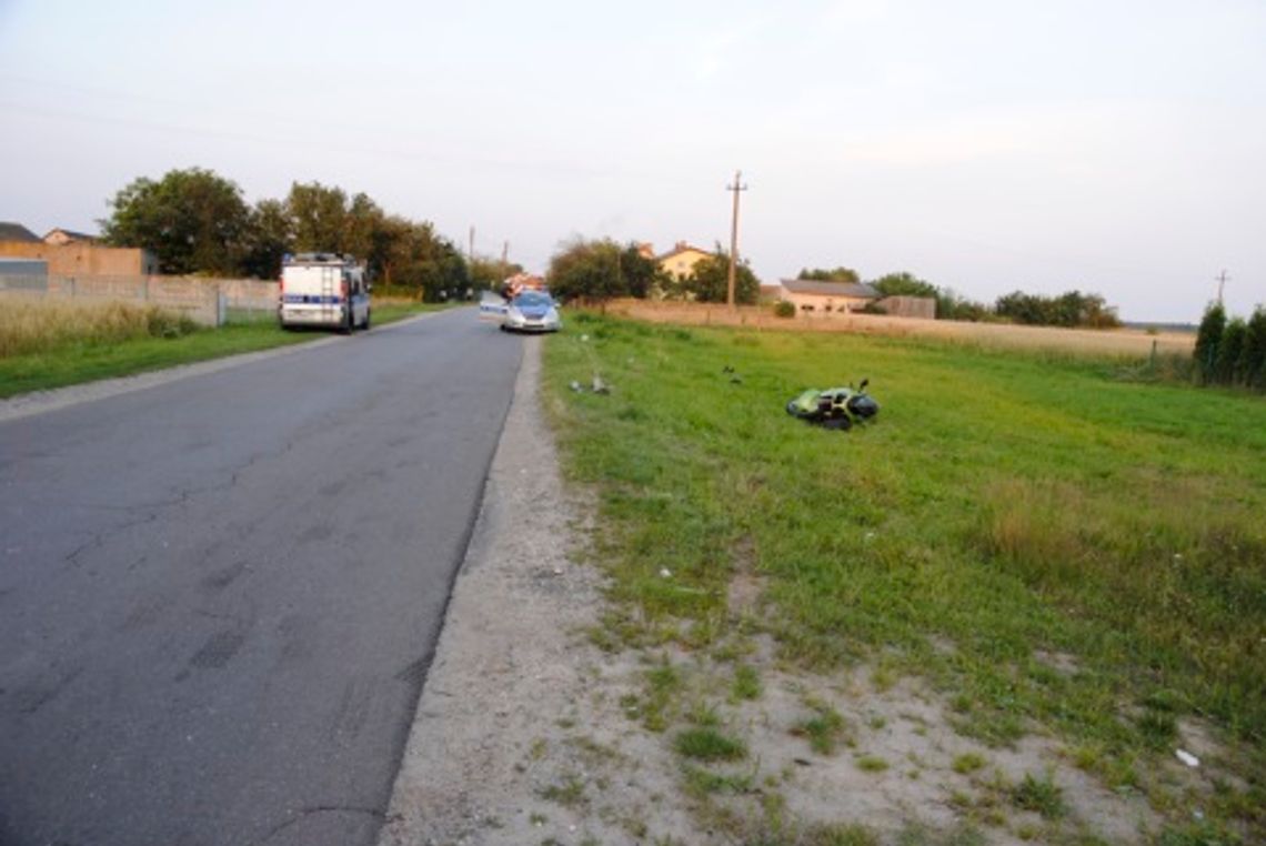 Znów poszkodowany motocyklista