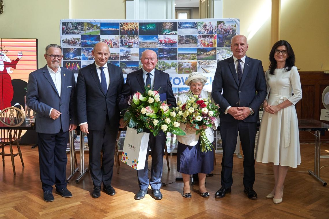 Zofia Czekalska i Roman Wojciechowski Zasłużeni dla Miasta