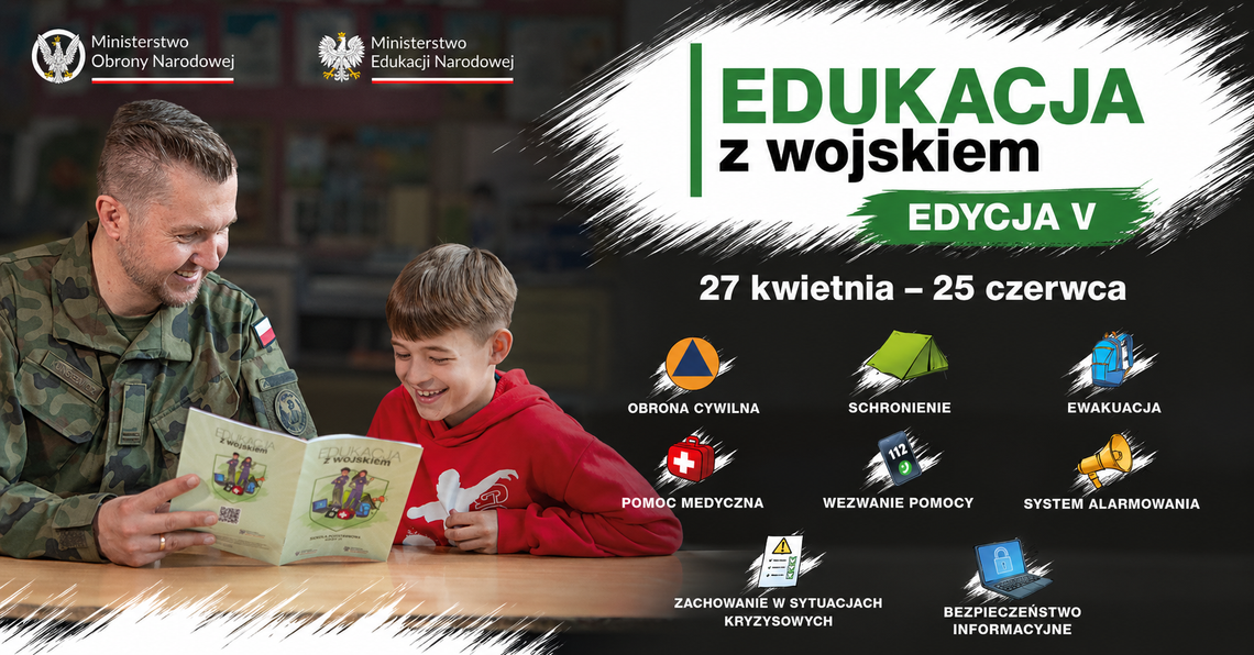 Żołnierze i weterani uczą młodzież, jak reagować na zagrożenia, dezinformację i kryzysy