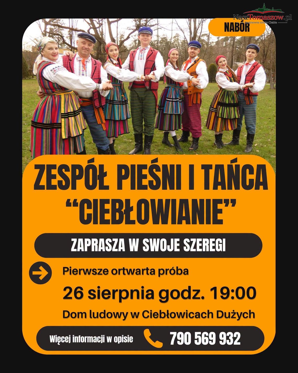 ZPiT Ciebłowianie zaprasza do zespołu. Otwarta próba w Ciebłowicach Dużych ZPiT Ciebłowianie zaprasza do zespołu. Otwarta próba w Ciebłowicach Dużych