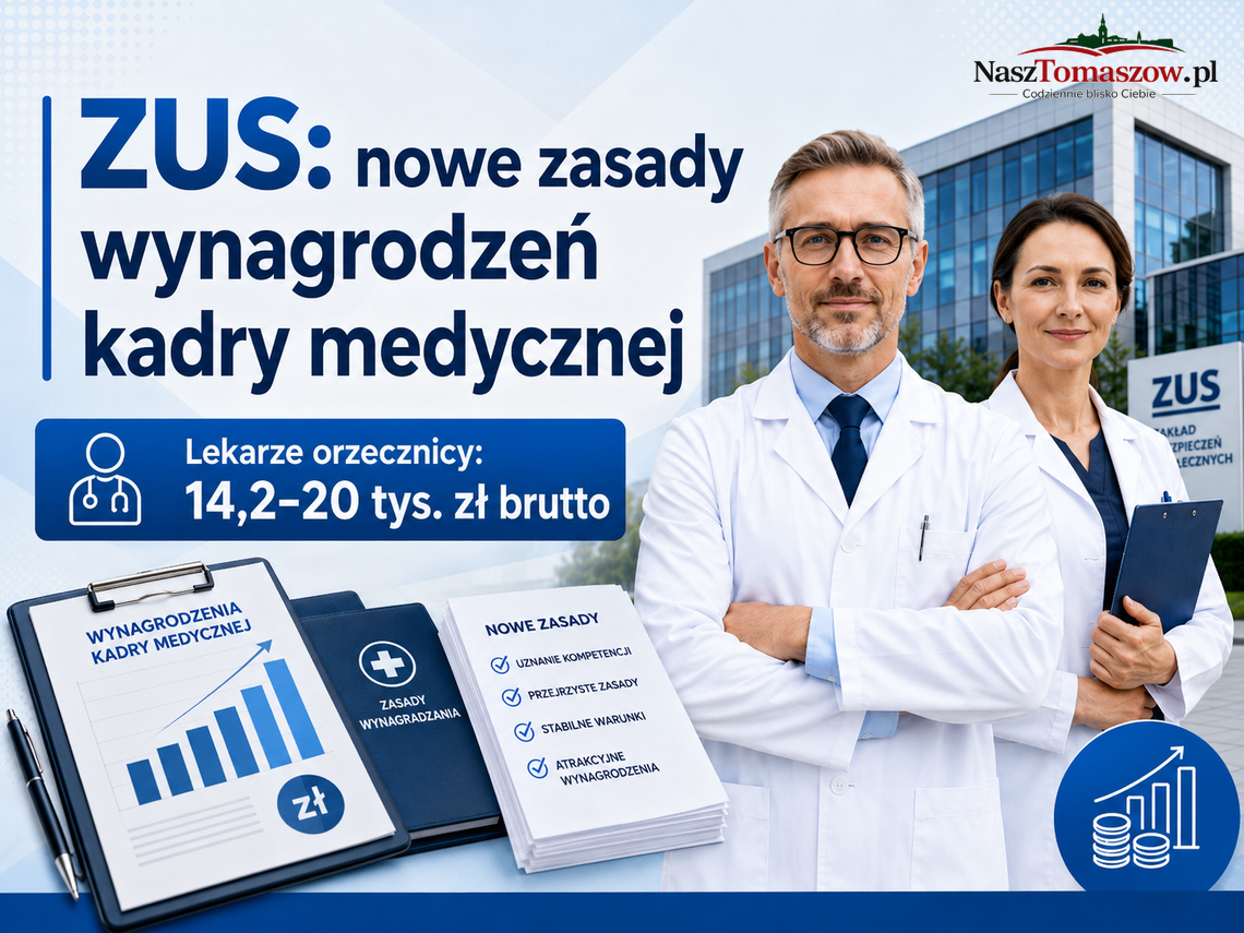 ZUS podnosi wynagrodzenia kadry medycznej. Lekarz orzecznik może zarobić do 20 tys. zł ZUS podnosi wynagrodzenia kadry medycznej. Lekarz orzecznik może zarobić do 20 tys. zł
