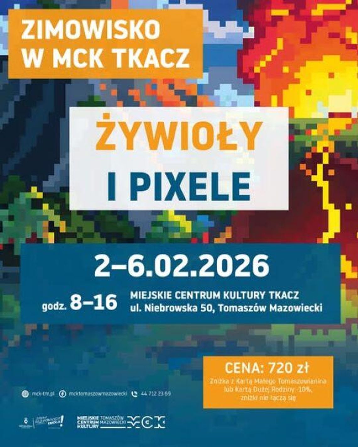 Żywioły spotykają pixele. Zimowe ferie inne niż wszystkie w MCK Tkacz
