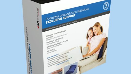Poduszka ortopedyczna lędźwiowa „EXCLUSIVE SUPPORT” - MFP-3433