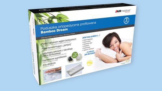 Poduszka ortopedyczna profilowana &amp;quot;Bamboo Dream&amp;quot; - MFP-5030BF