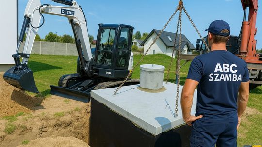 Montaż szamb betonowych