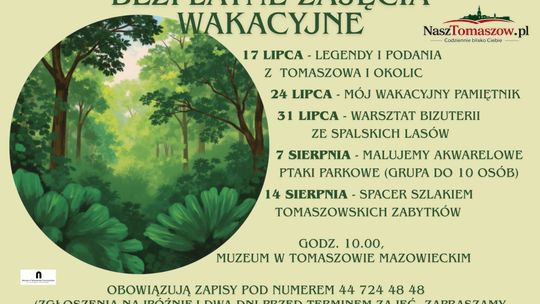 Bezpłatne zajęcia wakacyjne