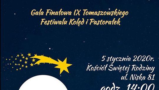 Gala Finałowa IX Tomaszowskiego Konkursu Kolęd i Pastorałek