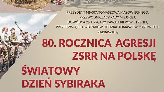 Obchody 80 rocznicy agresji ZSRR na Polskę oraz Światowy Dzień Sybiraka