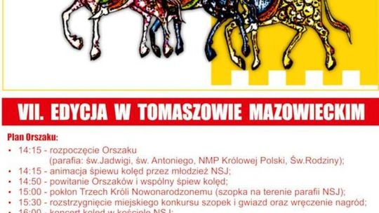 Orszak Trzech Króli – VII edycja w Tomaszowie Mazowieckim