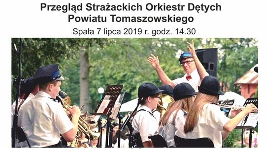 Przegląd Strażackich Orkiestr Dętych w Spale