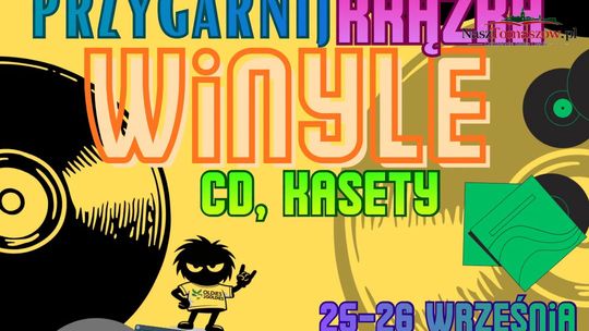 Przygarnij krążka winyle, CD, kasety